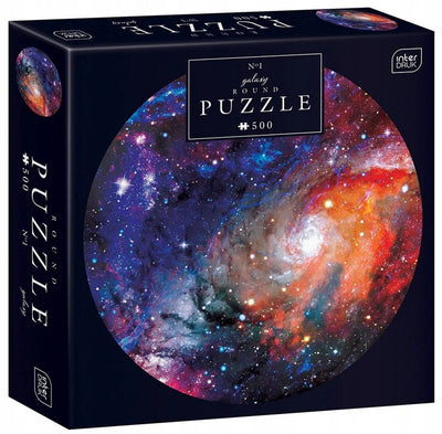 Puzzle de jeux Geronimo - puzzle rond galaxie 500 pièces - interdruk - - 63 cm de diamètre