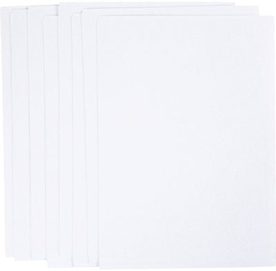 Creativ company feuilles de broderie solubles dans l'eau, a5, feuille 148,5x210 mm, blanc, 24 feuilles 1 boîte