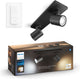 Spot en saillie Philips Hue Runner - lumière blanc chaud à froid - 2 spots - noir - 1 variateur