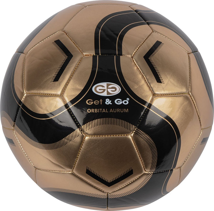 Get Go Football Gold Line - Gris doré - Taille 5 - Diamètre env. 22 cm