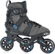 Tempish ayroo 3x90 rollers en ligne adultes - 3 roues 90mm - rollers de vitesse fitness - noir bleu - taille 38