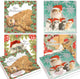 Cartes de Noël chats Franciens - set 1