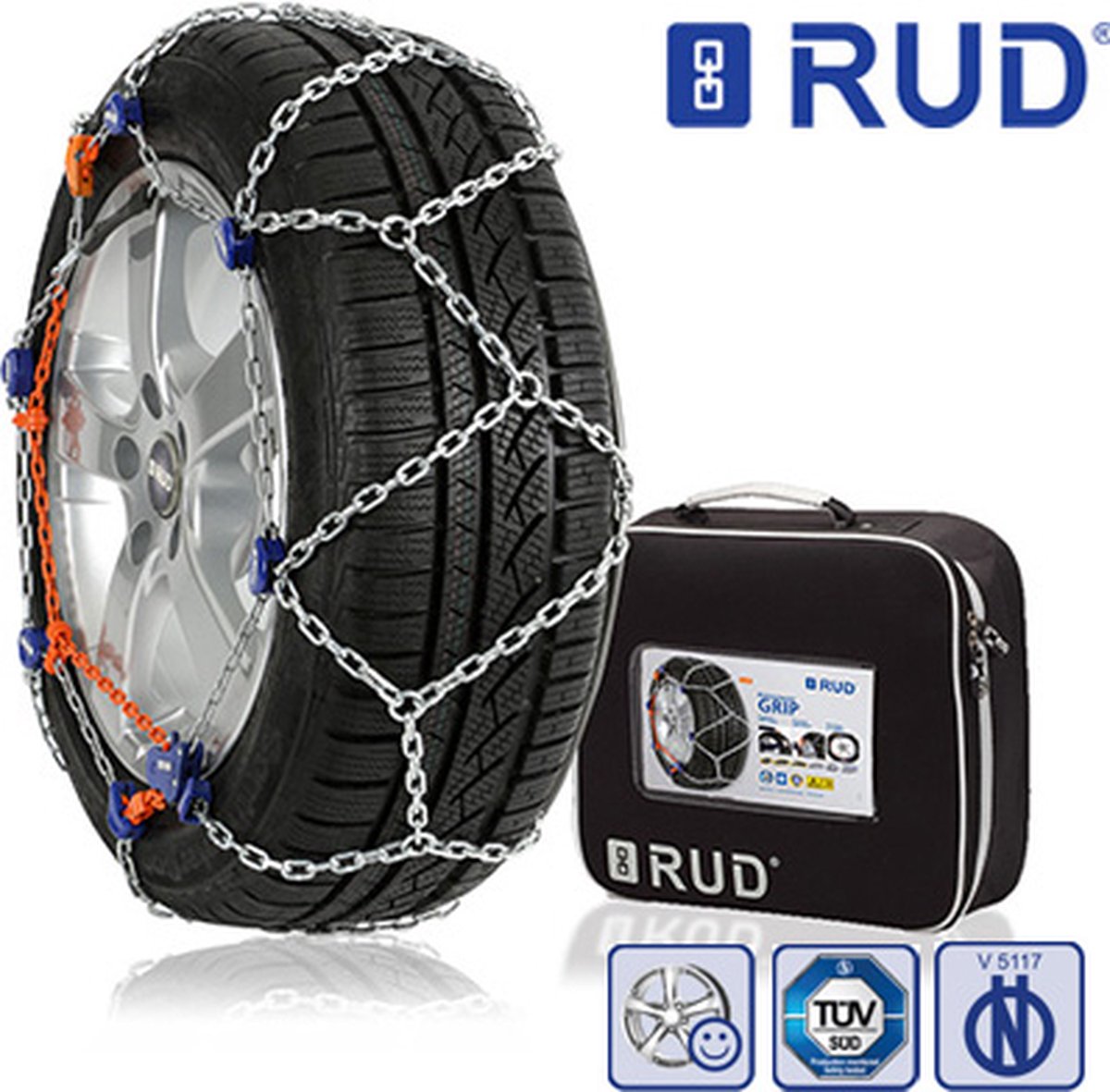 Jeu de chaînes à neige Rud grip 4055