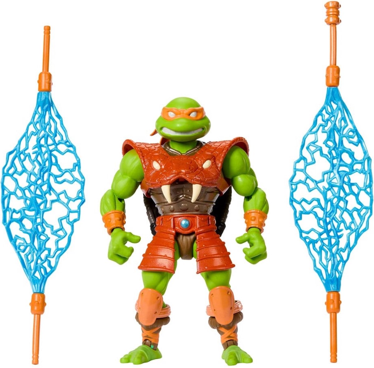 Mattel Motu x TMNT : figurine Les Tortues de Grayskull Michelangelo figurine articulée 14 cm