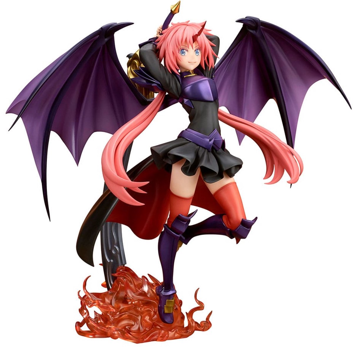 Ques q cette fois je me suis réincarné en statue pvc slime 1 7 milim nava dragonoid statue 25 cm