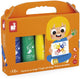 Janod - colo - peinture au doigt - set de 5 couleurs différentes