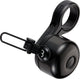 Bbb cycling sonnette de vélo ergosound - sonnette de vélo ergonomique e-bike et vélo de ville - sonnette de vélo universelle avec clapet rotatif - noir - bbb-19