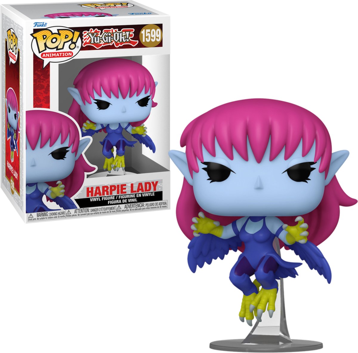 Funko yu-gi-oh! harpie lady (édition Chase possible) figurine en vinyle 1599 pop! multicolore