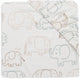Drap housse Jollein pour lit - 60x120cm - jersey - contes d'éléphants