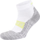 Falke ru4 cool chaussettes de course courtes en matériau fonctionnel anti-ampoules hommes blanc - taille 44-45