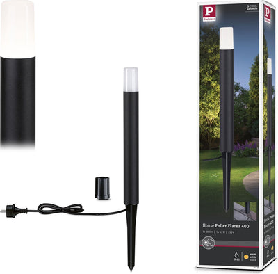 Paulmann Borne LED Flarea ip65 400mm 3000k 3,1w 280lm 230v aluminium noir