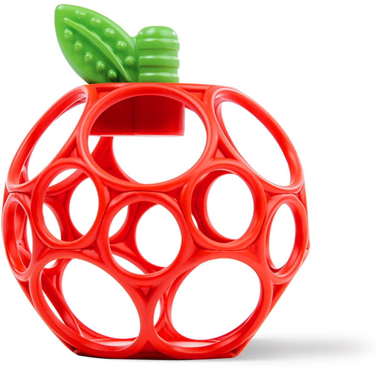 Oball baby ball pomme avec anneau de dentition - - à partir de 0 mois