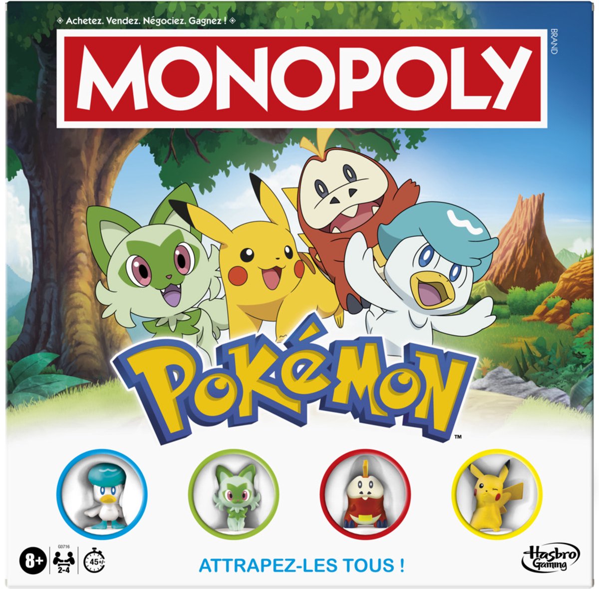 Pokémon monopole Hasbro
