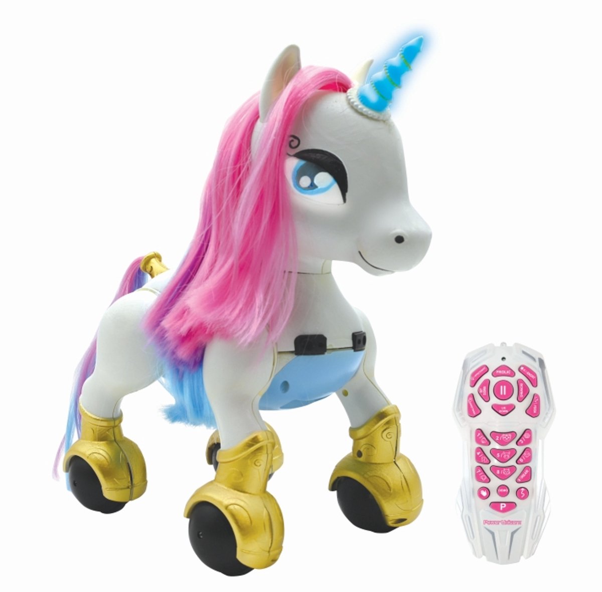 Lexibook licorne actuelle ma licorne robotique intelligente avec fonction de programmation, danse, marche, mouvements, capteurs tactiles incl. télécommande