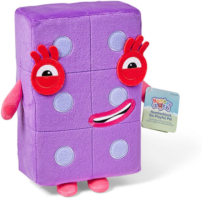 Ressources pédagogiques numberblocks® six - peluche - à partir de 18 mois