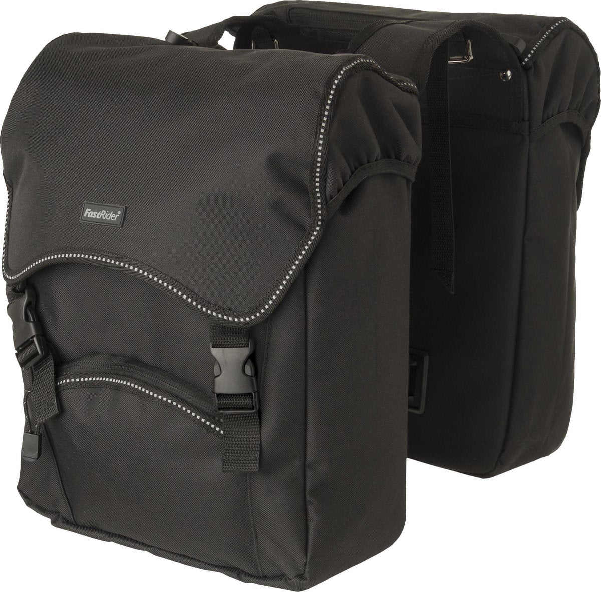 Fastrider unibag traffic double sacoche de vélo basics noir