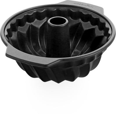 Poêle à pâtisserie Greenpan Bistro - 24 cm - revêtement antiadhésif sans PFA - plat de cuisson en céramique - passe au four jusqu'à 230°c - rond - noir