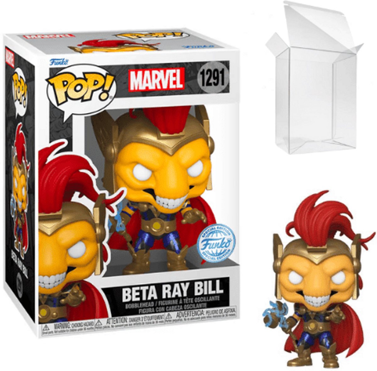 Funko-pop ! Marvel Comics - Beta Ray Bill avec Stormbreaker en exclusivité américaine