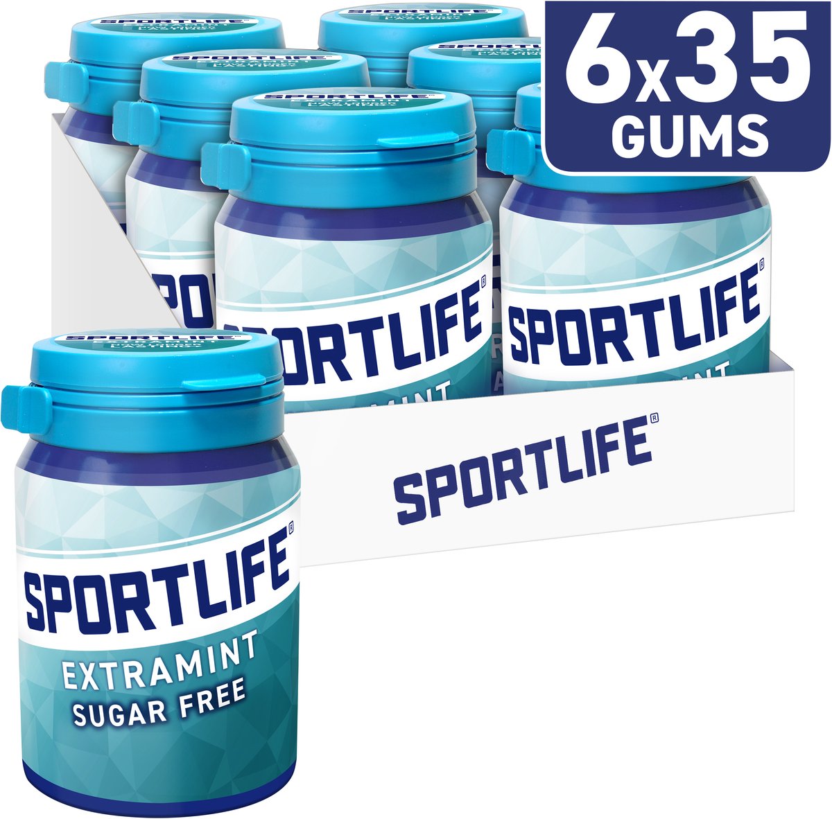 Pot d'extramenthe Sportlife (6x 52gr)