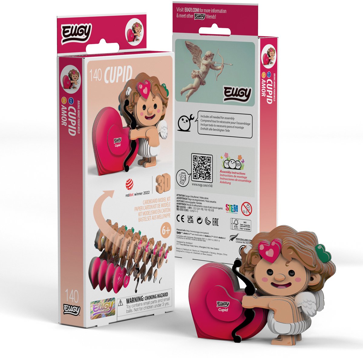 Puzzle 3D Eugy - Cupidon - figurines fantastiques - durable - collectionnez-les tous - 6 ans