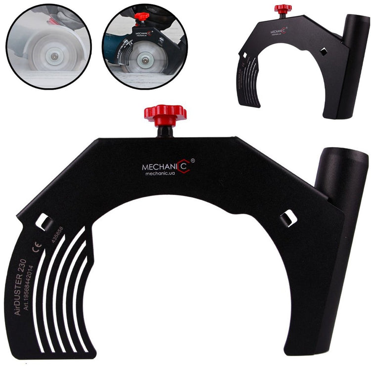 Mechanic airduster 230 - accessoire pour rectifieuse - aspiration de poussière - 230mm