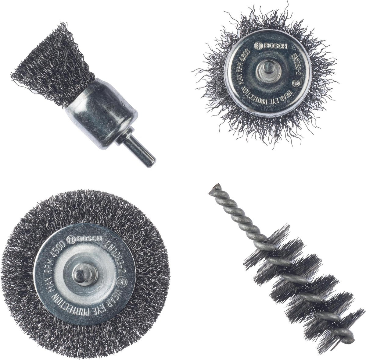Jeu de brosses Bosch, 4 pièces