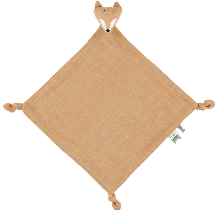 Trixie doudou bébé mr. renard – 0m+ – avec attache-sucette – coton biologique
