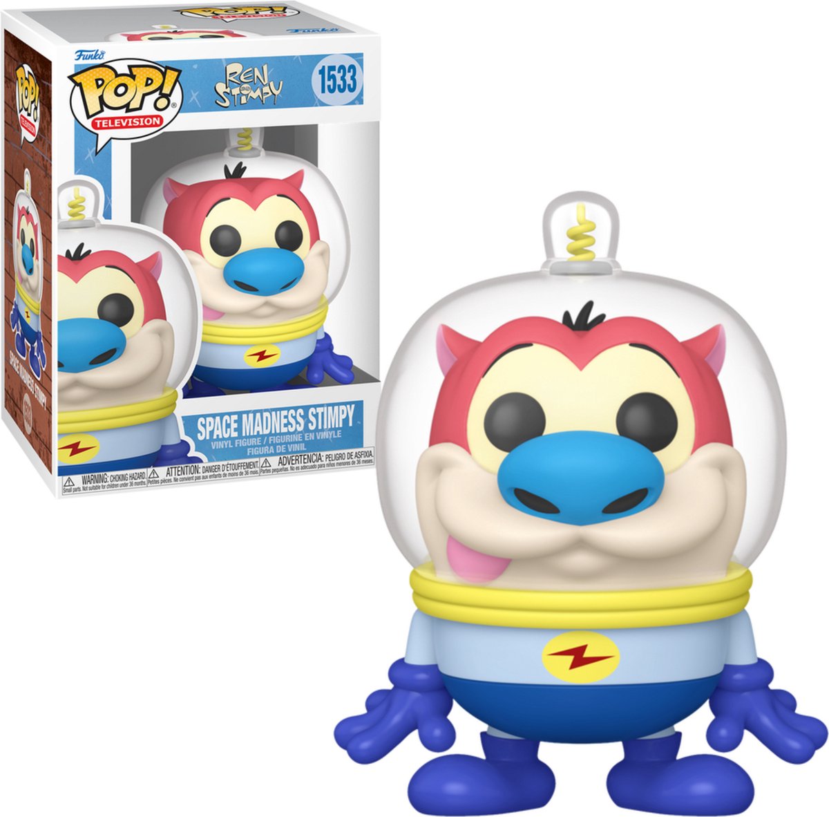 Funko pop télévision : folie spatiale stimpy pop #1533