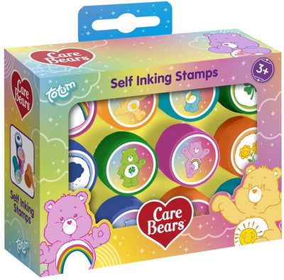 Totum Bisounours Bisounours - tampons auto-encreurs 12 pièces - jouets créatifs à partir de 3 ans filles et garçons crafting