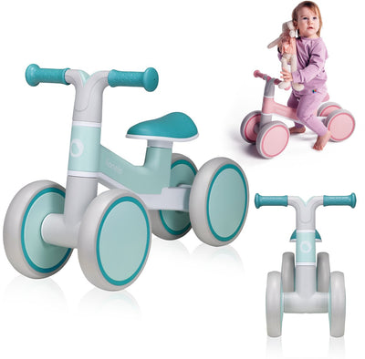 Draisienne Lionelo Villy - légère - 1-3 ans - garçons et filles - jusqu'à 30 kg - 4 roues - fourche avant amortisseur - poignées antidérapantes - selle ergonomique - antivol de direction - cadeau d'anniversaire