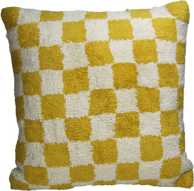 Coussin collection Hd à carreaux coton 50x50cm