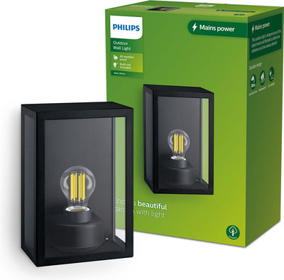 Philips LED Applique Philips Alzor - noire - E27