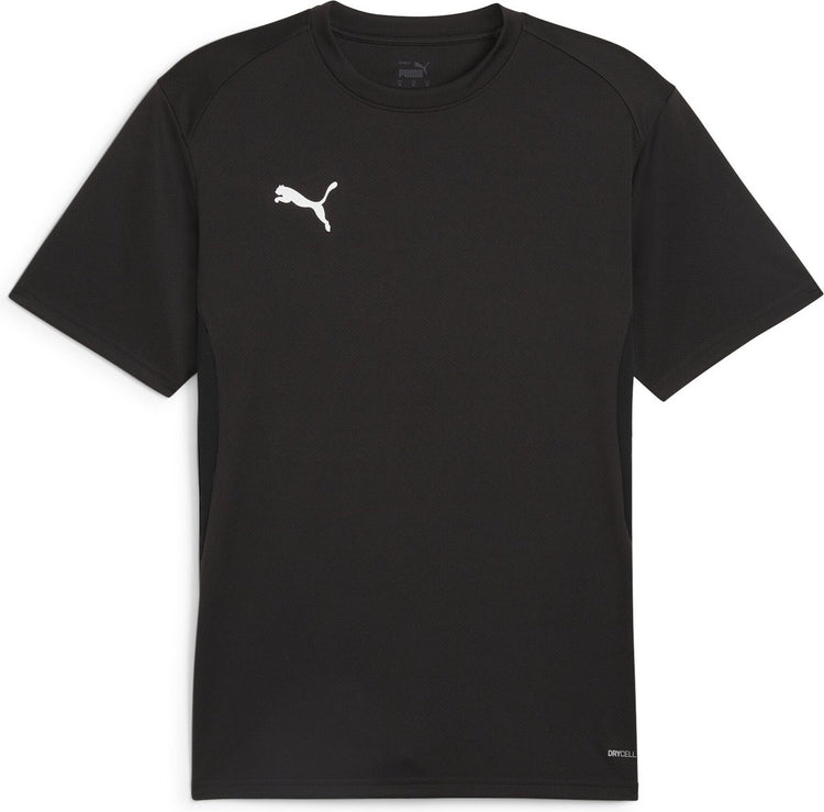 Maillot de sport Puma teamgoal jersey pour homme - noir-blanc-gris foncé