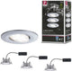 Paulmann Lampe à encastrer LED Calla set de base orientable IP65 rond 90 mm 30° 3x6W 3x530lm 230V 4000K chrome mat
