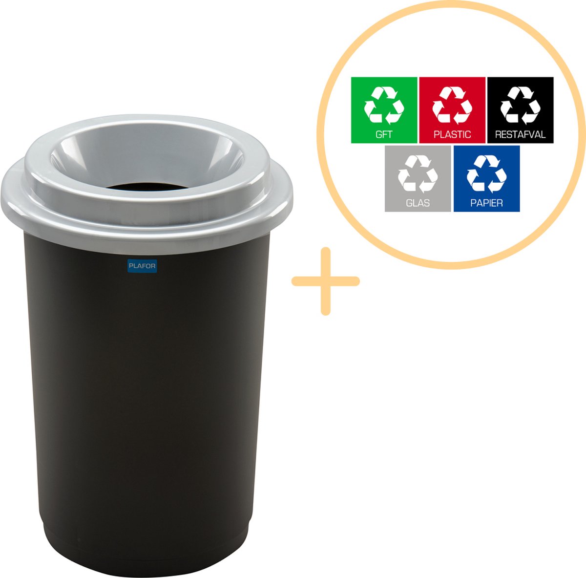 Poubelle Plafor 50l, recyclage facile des déchets - tri des déchets, poubelles, poubelle,