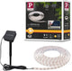 Bande LED solaire Paulmann 3 mètres blanc chaud 2700k - ip44 - avec capteur crépusculaire - 0,3w - 60 LEDs m