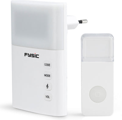 Fysic Fysic FD-110 Porte sans fil avec blanc flash