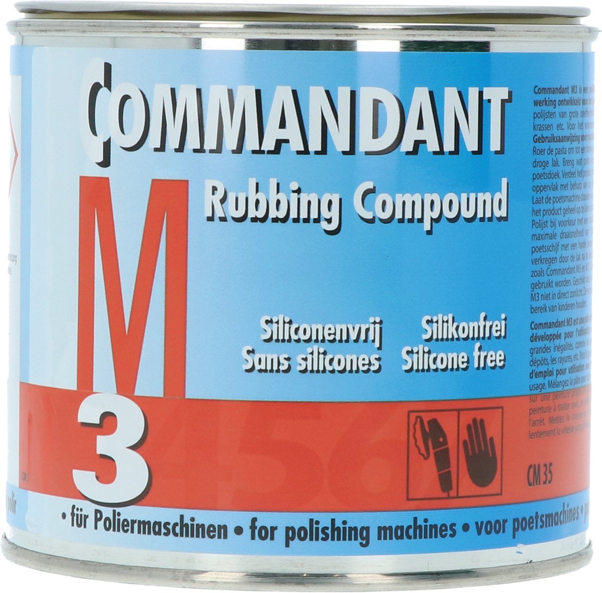 Pâte à polir Commander cm35 machine m3 - 500g