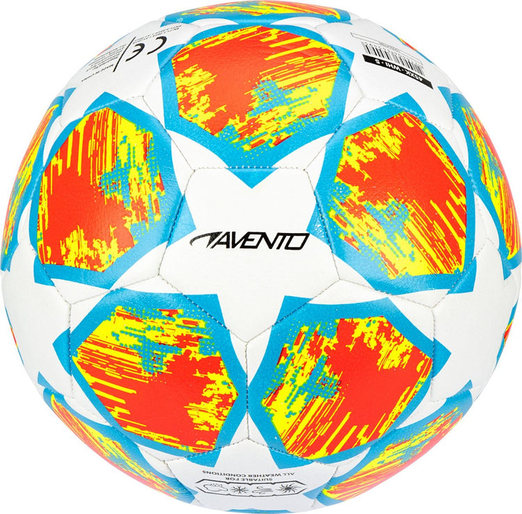 Ballon de football Avento - Assistant étoile - bleu - taille 5 - ⌀ env. 22 cm