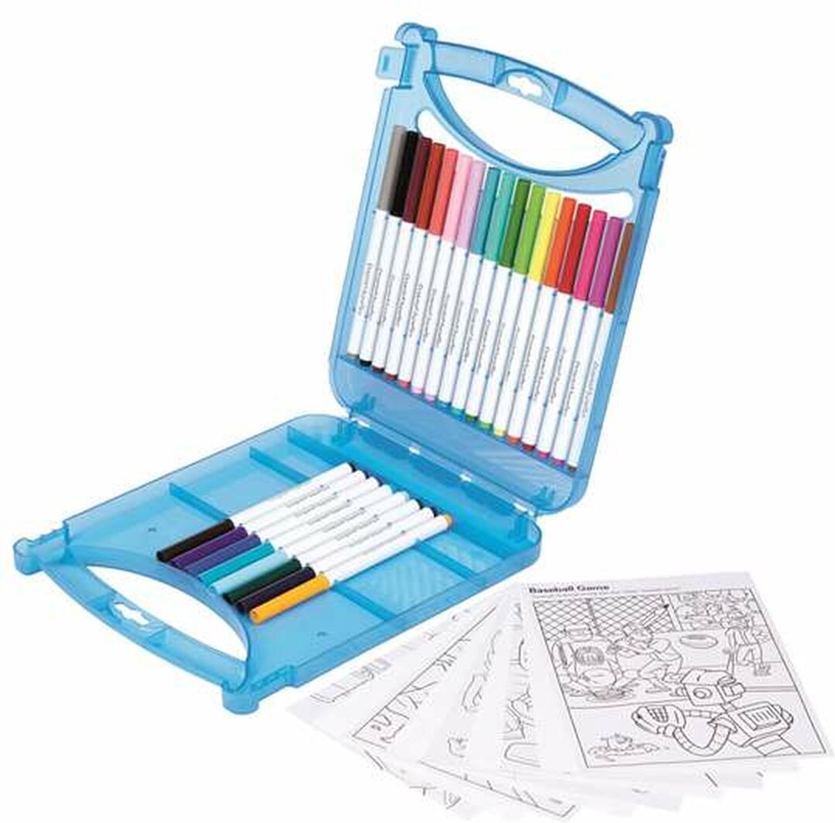 Crayola - créer de la couleur - paquet passe-temps - coffret de feutres lavables pour enfants