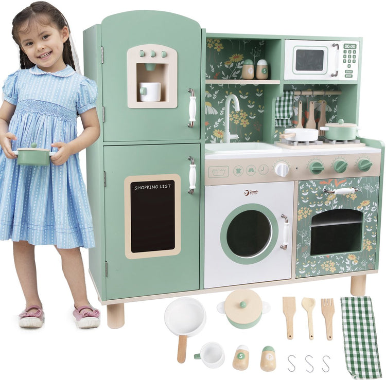 Lobbes Toys BV Classic World Cuisine en bois vintage