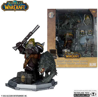 Mcfarlane figurines World of Warcraft chasseur nain 15 cm - Blizzard - jouets