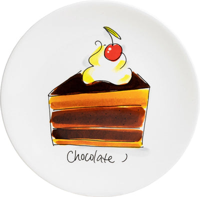 Blond Amsterdam, on se rattrape : assiette de chocolat 18cm