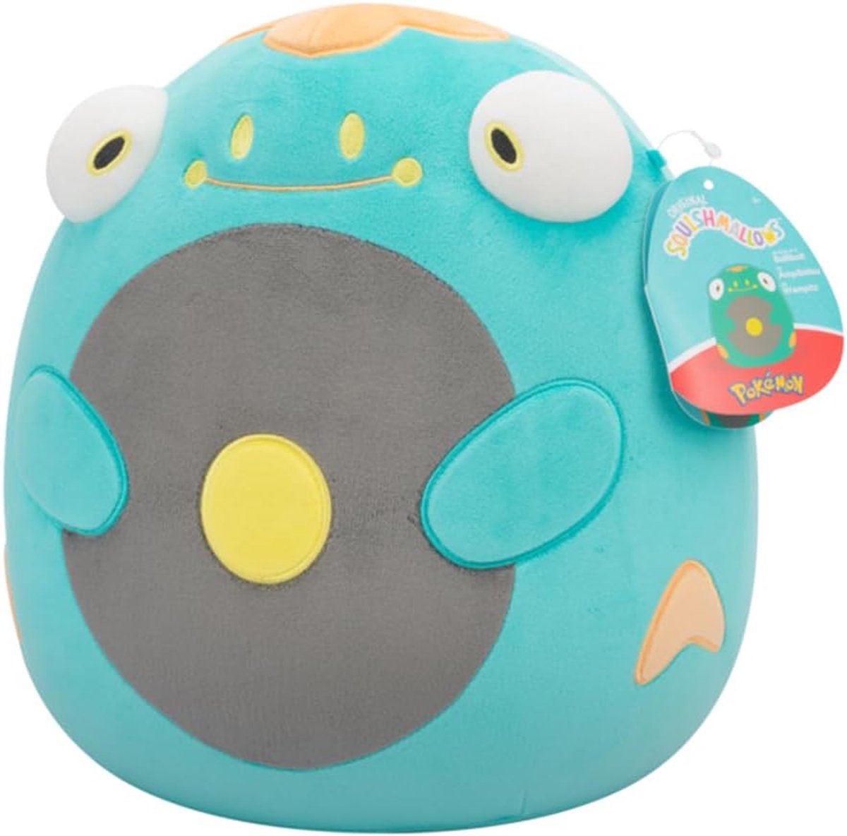 Peluche Pokémon Bellibolt Jazwares Squishmallows – 25 cm – Peluche super douce – Peluche Pokémon officielle