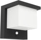 Applique d'extérieur solaire Eglo frigento - capteur - rechargeable - 15 cm - couleur lait noir