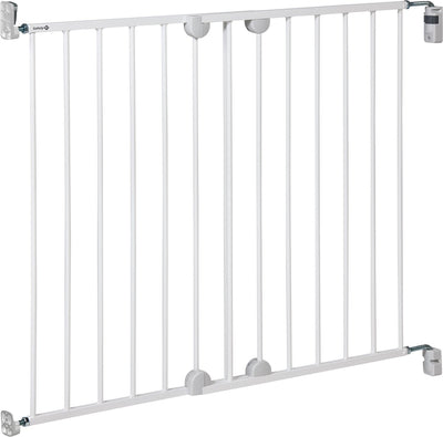 Safety 1st Barrière d'escalier à fixation murale safety1st - extensible - 62 à 102 cm - montage à vis - métal blanc