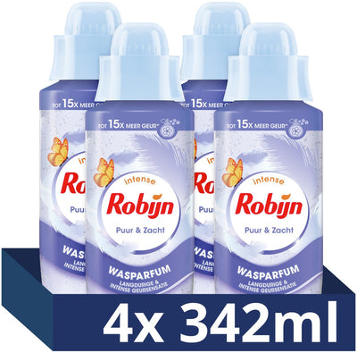 Ruby - parfum lavant intense - pure soft - 4 flacons x 342 ml - pack économique