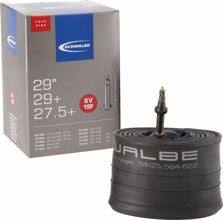 Tube intérieur de Schwalbe SV19f 27 28 29 pouces 54 75-622 Freeride SV 40 mm