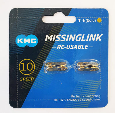KMC Bicycle Chain Missing Link 10r Gold 5.88 mm