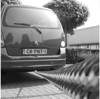 Câble de remorquage Carpoint extensible 2800 kg - élastique 1,5-4 mètres - avec crochets de sécurité - avec sac de rangement